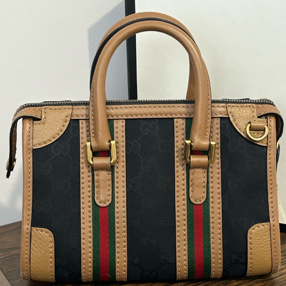 Gucci Mini GG Canvas Bauletto - Picture 9 of 15